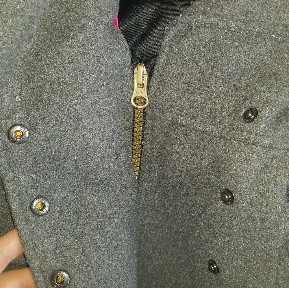 2T OshKosh B'Gosh Gray Peacoat - Picture 3 of 5